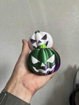 Jack-o'-lantern Pumpkin (For Non-AMS Printers)