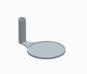 Grow Light Stand Base for Small Pots (15 mm / 0.6" Pole Holder)