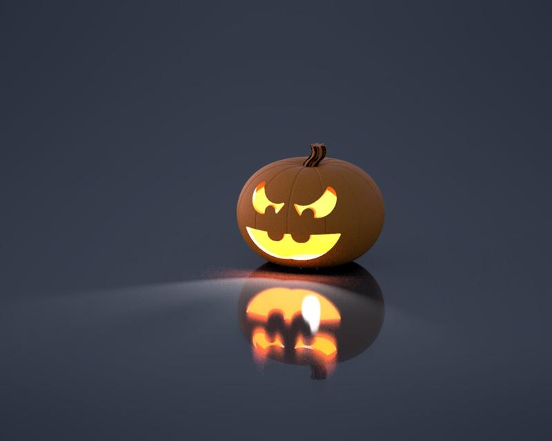 Glowing Jack-O’-Lantern – Tabletop LED Pumpkin