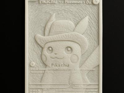 carte pokemon Pikachu with Grey Felt Hat