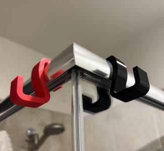 Shower Glass Wall Hanging Hooks