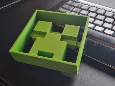 Minecraft creeper cookie cutter