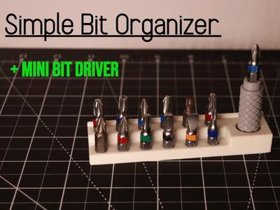 Simple organizer for 12 bits with a bit driver