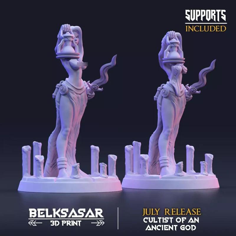 Ancient god Cultists - A Nude and Clothed