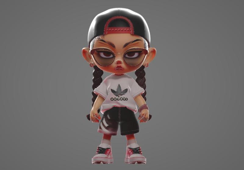 Retro Edge – Streetwear Chibi Figure