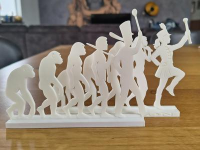 Human Evolution → Drum Major (Male & Female)