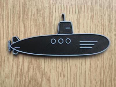 Submarine Tactile Story Prop and Play Tray