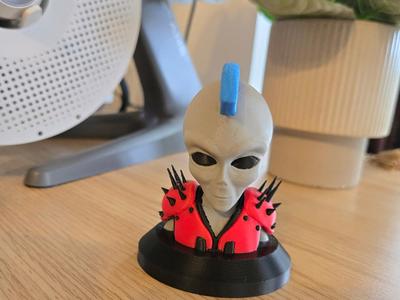 Grey Alien LOD inspired Bobblehead