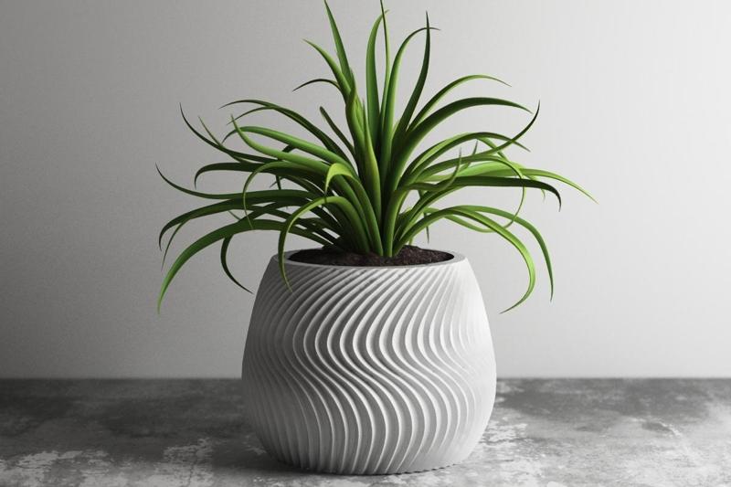 vase pot planter 3d print 871 (1)