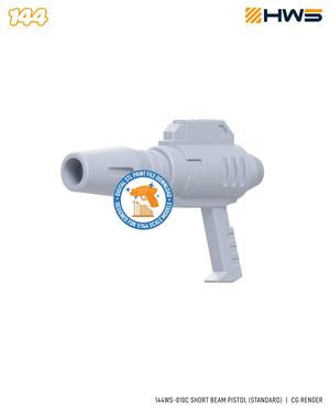 144WS-010C Short Beam Pistol (Standard). 3D Printed Parts for High Grade Scale Model Kits.