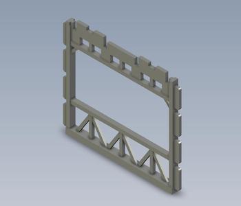 Playmobil handrail frame 2 steck