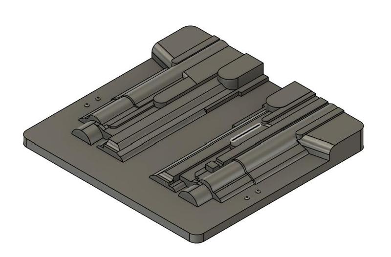 Beretta M9A3/M9A3 W/ Olight Baldr Pro Holster Vac Press Mold
