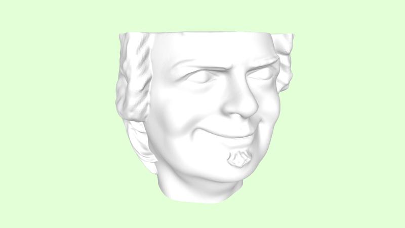 Tenacious D Jack Black Head Plant Vase Pot Holder