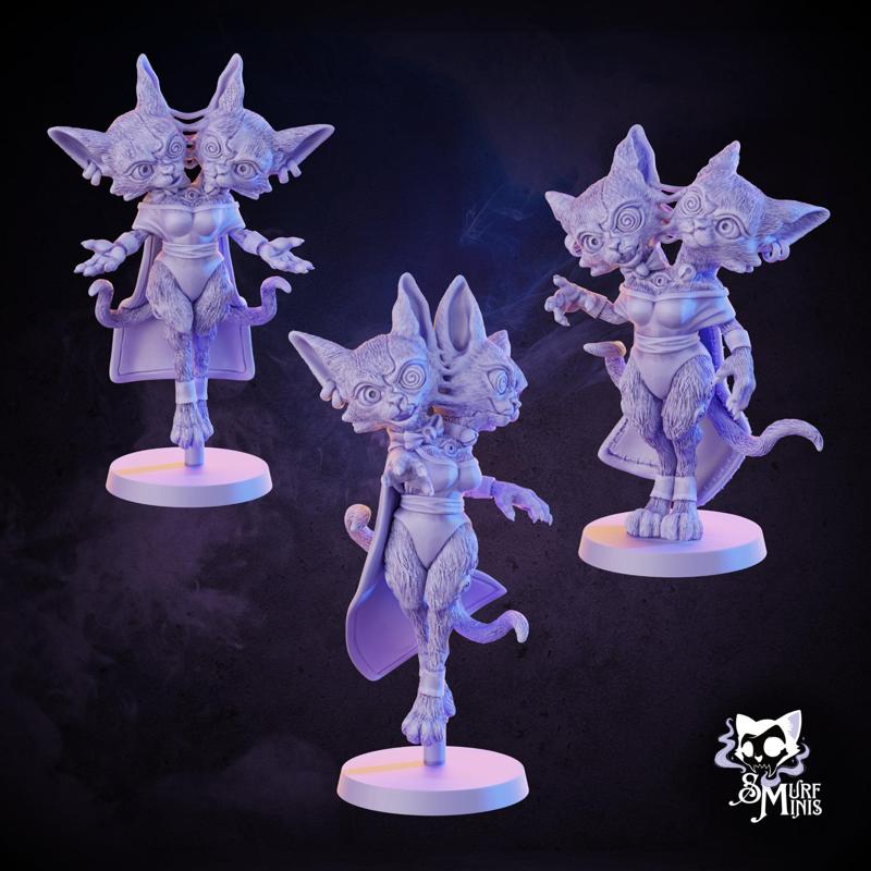 Nyxara Trispectra, the three-faced goddess