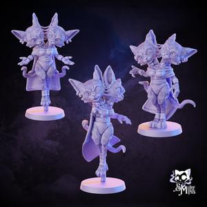 Nyxara Trispectra, the three-faced goddess