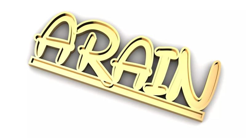 Stylish Names Pendant For Men And Women 3d Printable Model