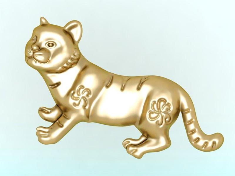 Cat for jewelry - Cats for pendant - Cat for ring - N932