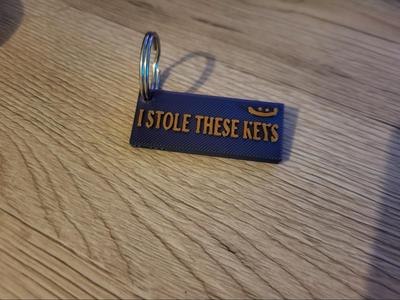 Keychain (I STOLE THESE KEYS)