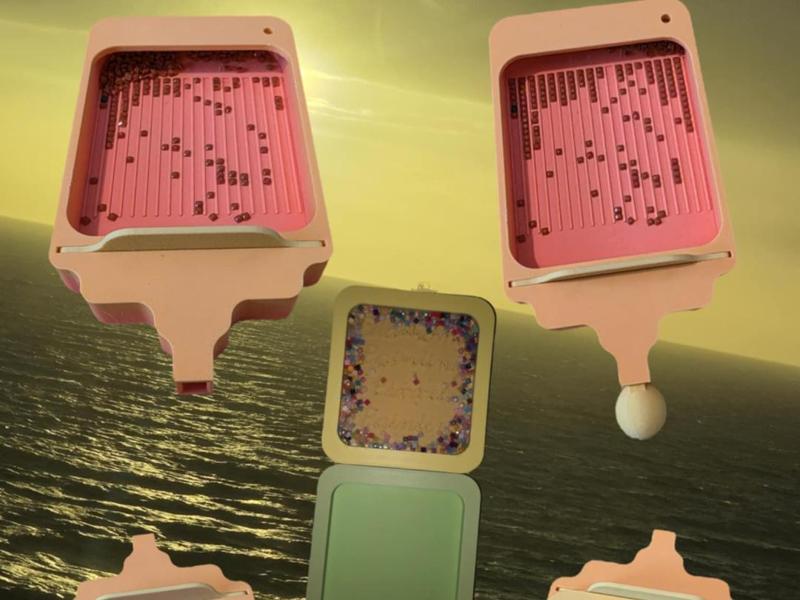 Boat with lid and slider