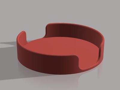 Designed holder for coaster 90mm