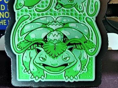 Bulbasaur evolution Pokemon fan art hueforge