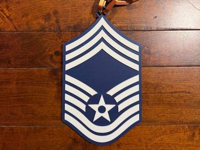 USAF CMSgt Stripes for an Oversized Necklace