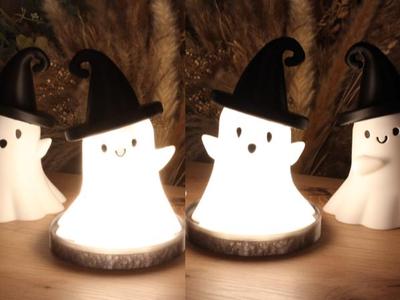 Ghosts with Light / LED tealight ghost