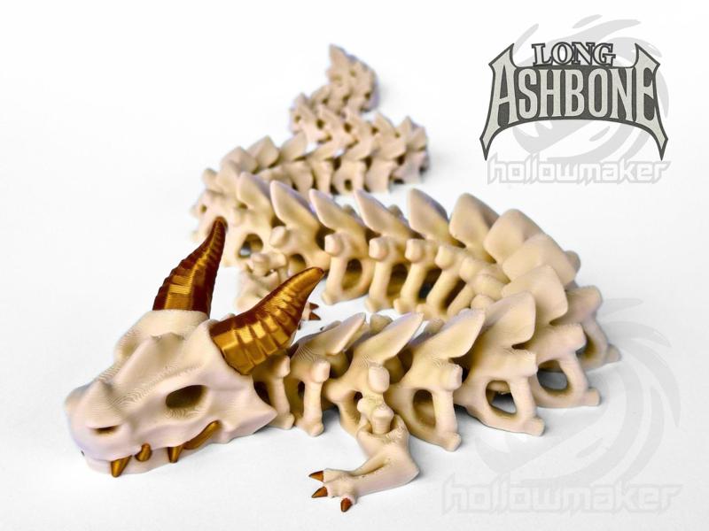 Long Ashbone - Articulated Skeleton Dragon