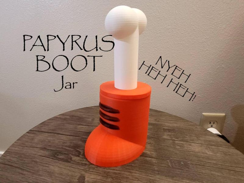 Papyrus Boot Jar- Undertale