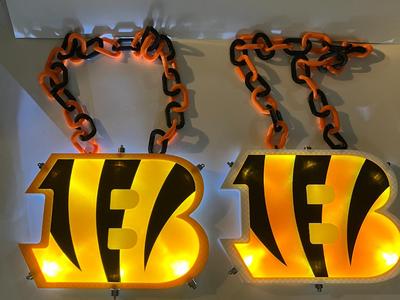 Bengals Light Up Hype Chain Charm