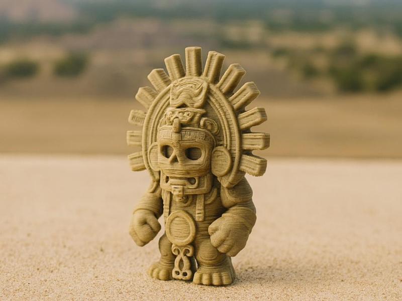 Aztec Totem Warrior – Guardian of the Underworld