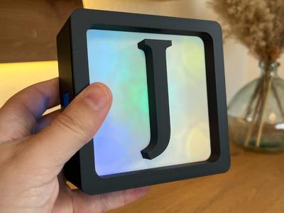 Lightbox J // Build your own words, modular & LED