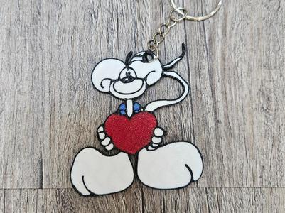 Diddle Mouse Keychain