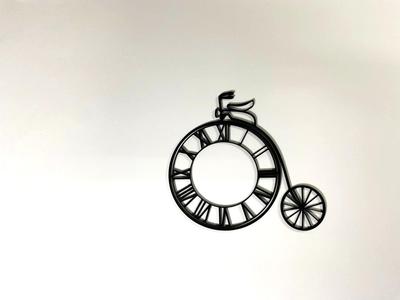 Vintage Bicycle with Roman Numerals