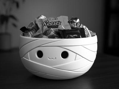 Mummy Candy Bowl