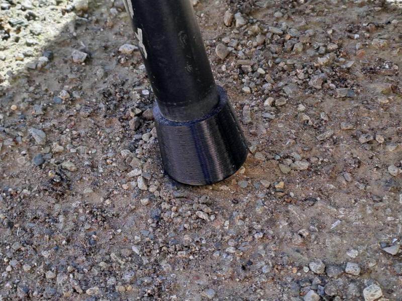 25mm e-bike stand TPU foot - Riese & Müller load