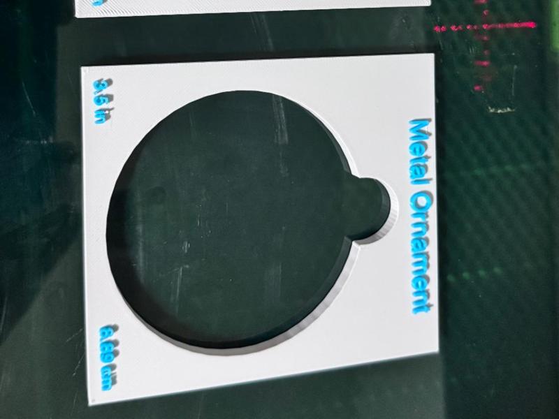 Metal Ornament Jig with no center