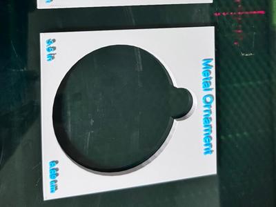 Metal Ornament Jig with no center