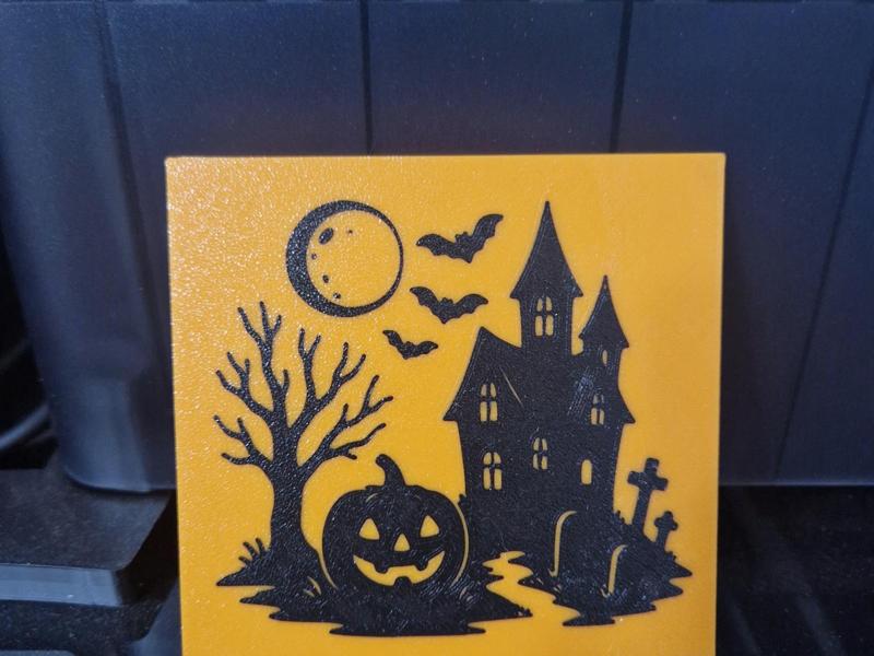 haunted house halloween portrait