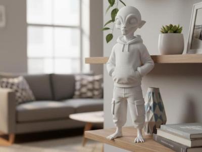 Chill Alien - Streetwear Edition (250mm 0% Infill)