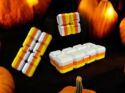 Candy Corn Halloween Infinity Fidget Cube