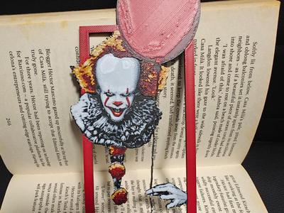Pennywise IT Horror Framed Bookmark