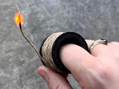 Hemp Wick Ring