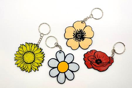 Flower keychain