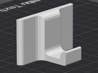 Strong towel holder for UHU adhesive pads 