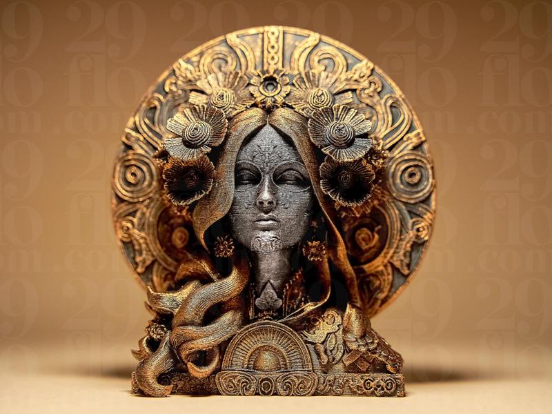 Ornamental Dia Dos Muertos Relief
