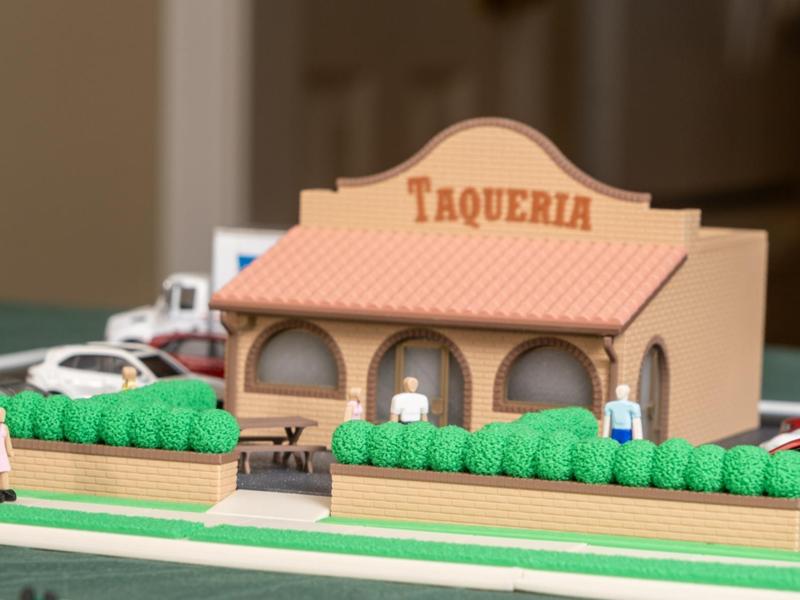 1/64 scale taqueria diorama