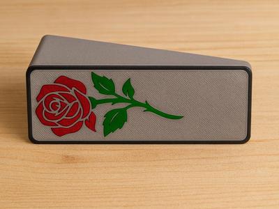 Doorstop with Rose Motif