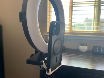 Ringlight clip for iphone 12 pro