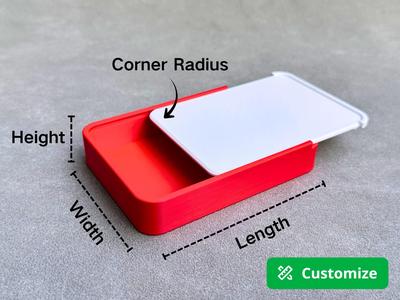 Custom Sliding Lid Box (Parametric Design)